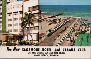 Nueva postal vintage de Sagamore Hotel Miami Beach, Florida de la década de 1960, foto #2904 - Imagen 1 de 2