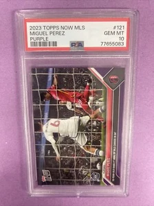 2023 Topps Now MLS Miguel Perez #121 RC-PURPLE /25 PSA 10 POP-1 ST. LOUIS (Y9) - Picture 1 of 4