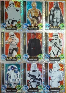  Force Attax STAR WARS HOLOGRAPHIC FOIL Card Set  16 Topps FORCE AWAKENS  - Picture 1 of 1