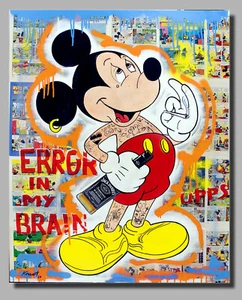 Einmalige Kunst Grafik vom Gemälde des Street Art Künstlers "MIKE KENNART"  - Bild 1 von 2