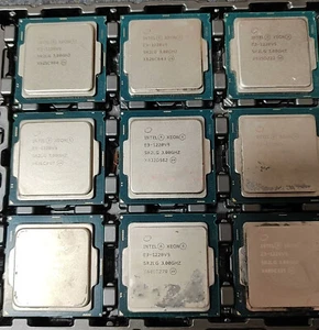 Intel Xeon E3-1220 V5 3.00GHz 4-core 8-thread 8MB 80W LGA1151 CPU processor - Picture 1 of 1