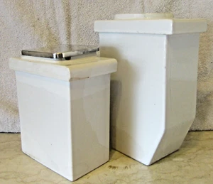 Vintage Set of Two Fet Co Soda Fountain Dispenser and Biscuit Jar - Picture 1 of 11