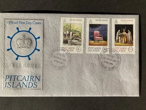 Pitcairn Islands First Day Cover Queen Elizabeth 2nd 'Silver Jubilee' 1977 - Picture 1 of 1