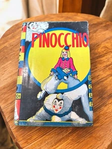 1939 Pinocchio C. Collodi Illustrated Louise Beaujon Books Inc, Dust Jacket - Picture 1 of 12