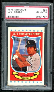 1973 Kellogg's Pro Super Stars - Lou Piniella Pro Super Stars #24 PSA 8 - Picture 1 of 2