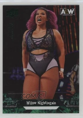 2023 AEW All Elite Wrestling Green Pyro /349 Willow Nightingale #39 Rookie RC - Image 1 of 2