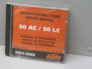 2002 2003 KTM 50 AC 50 LC REPAIR MANUAL DVD - Picture 1 of 3