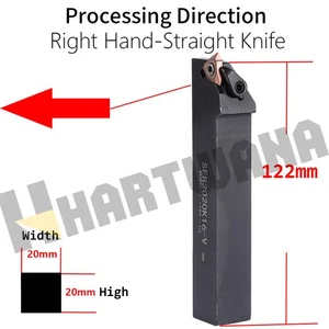 Indexable Turning Threading Carbide Threading Insert Vertical 55Degree 16VERAG55 - Picture 1 of 7