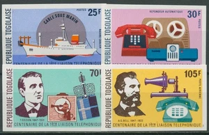 Togo 1976 100 Jahre Telefon Edison Bell 1150/53 B postfrisch - Bild 1 von 1