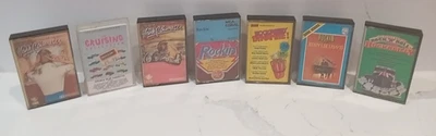 ROCKABILLY ROCK N ROLL X 7 VINTAGE CASSETTES HANK C BURNETTE CRAZY CAVAN JOB LOT - Image 1 of 4