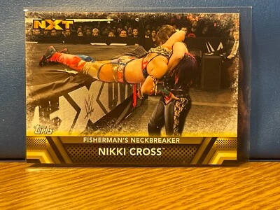 2017 Topps WWE Then Now Forever Nikki Cross #F-41 WRESTLING WWE - Image 1 of 2