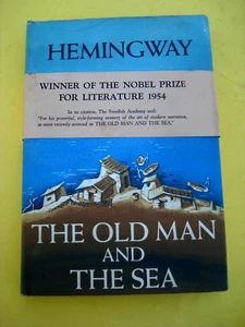 Ernest Hemingway THE OLD MAN AND THE SEA 1st/13th (1952/1956) HB/DJ & Wrapper - Picture 1 of 24