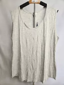 *NWT* Old Navy Womens Size XL Scoop-Neck Tank for Women Heather Gray Sleeveless - Picture 1 of 11