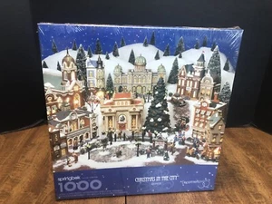 Springbok Dept 56 CHRISTMAS IN THE CITY 1000 Pc Puzzle 1999, Sealed - Picture 1 of 11