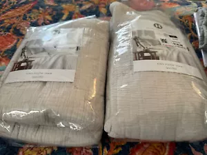 2 Hotel Collection Dobby Diamond King Pillow Sham Beige Natural - Picture 1 of 5