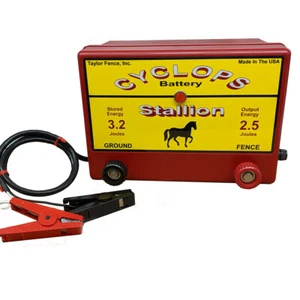 Cyclops Stallion 2.5 Joule Battery Powered Fence Energizer Fencer 12 Volt- - Picture 1 of 1