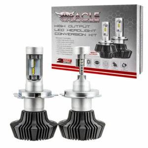 Oracle H4 4000 Lumen LED Headlight Bulbs (Pair) - 6000K - Picture 1 of 8