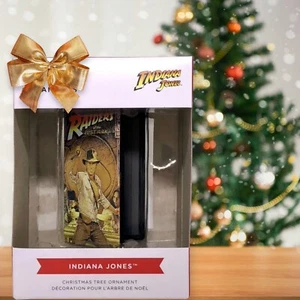 Hallmark Ornament Indiana Jones Raiders Of The Lost Ark Retro VHS Box 2022 - Picture 1 of 3