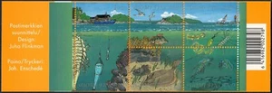 FINLANDIA. 2002. 5x 1ª Clase. La bahía finlandesa II. Folleto. VF MNH (H56) - Imagen 1 de 2