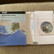 USGS Geologic Map Of Alaska Book & DVD Scientific Investigation 3340 USGS