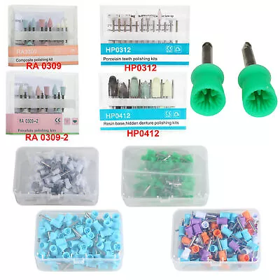 Dental Prophy Cups Composite Polishing Kit for Low Speed Handpiece RA/HP Burs - Image 1 of 4