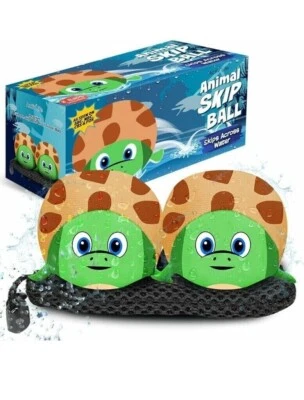 Water Bouncing Ball Activ Life the Ultimate Skip Ball (2 Pack) Turtle - Image 1 of 4