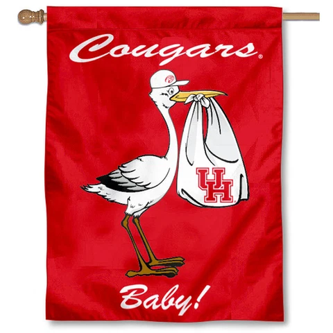 University of Houston New Baby Gift Decorative House Flag Cover