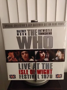 The Who - Live at the Isle of Wight (2014, Reissue) Translucent Blue 3xLP - Picture 1 of 1