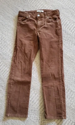 Gymboree Boys Pantalón Recto Pana Marrón Talla 8 Foto 1 de 4