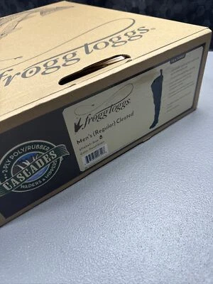 Frogg Toggs CASCADE Bootfoot Regular Cleated Hip Wader SIZE 8 FOREST GREEN - Image 1 of 4