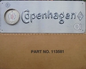 Gray Copenhagen tobacco can lid cutter sign/opener for wall or counter NEW/PKG - Picture 1 of 3