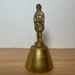 Messing Glocke mit Mönch/Mönch 5,75" hoch religiös katholisch Vintage - Bild 1 von 8