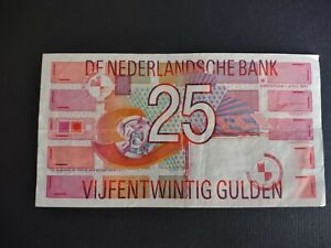 Netherlands banknote 25 gulden 1989, VF