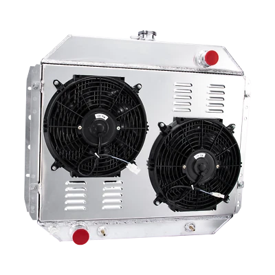For 1966-1979 Ford F100 F150 F250;1978-1979 Bronco 3 CORE Radiator+Shroud Fan Foto 1 de 4