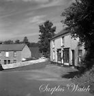 B/W 6x6 Photo Negative Cornwall Perranwell Village Scene Shop 1950 INC © M540