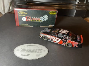 Team Caliber 1:24 Jeremy Mayfield #12 Mobil 1 Racing NASCAR Diecast Bank COA - Picture 1 of 10