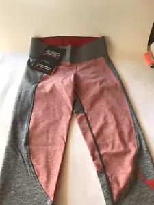Legging actif taille haute gris bruyère/rouge Bucked Up taille S Small neuf avec étiquette - Photo 1/4