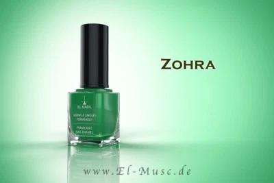 Nagellack Zohra Grün 13ml - El Nabil Nail Polish Halal für Frauen Helal Abdest - Bild 1 von 4