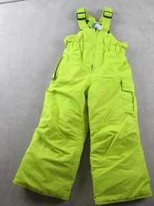Pulse Snow Bib Youth Kids 3T Neon Yellow Overalls Gear - Picture 1 of 12