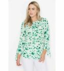 Liz Jordan  Floral Printed Green Tunic Top , Nwt Rrp $99, Size 12-16- Nice