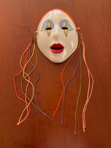 Vintage Ceramic Wall Mask Clay Art San Francisco - Picture 1 of 6