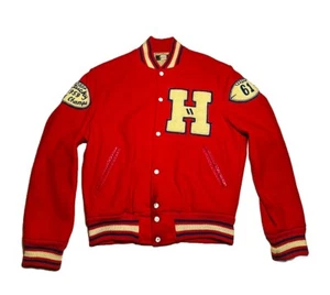 VTG 50s Burean Holloway Jackson Knitting Kentucky Champs Wool Bomber Jacket 40 - Picture 1 of 24
