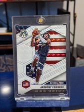 2020 - 21 Panini Mosaic Anthony Edwards White Prizm National Pride Card #252 #'d