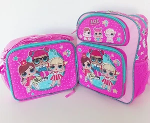 New Lol Surprise 12”Inches Backpack & Lunch Box Set (Brand New & Authentic) - Picture 1 of 5