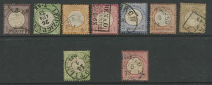 GERMANY  1872  Eagle  Large Shield  SG 16-22, 23, 25  Used - Picture 1 of 2