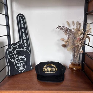 Vintage 90s USA Baxmeyer Bagger Bau Arbeitskleidung Grafik Trucker Cap - Bild 1 von 4
