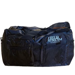 Borsone nuovo Field & Stream nylon nero 15" x 9,5" - Foto 1 di 3