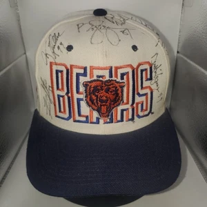 Chicago Bears AJD Snapback Hat Autographed NFL Team Signed Cap Vintage - Picture 1 of 6