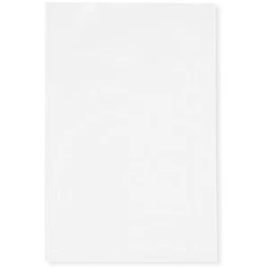Plymor 4" x 6", White 2 Mil Flat Open Plastic Poly Bags - Picture 1 of 4