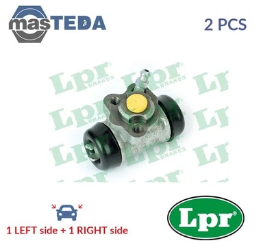 4081 DRUM WHEEL BRAKE CYLINDER PAIR REAR LPR 2PCS FOR TOYOTA YARIS,IQ - Image 1 of 4